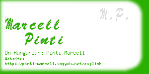 marcell pinti business card